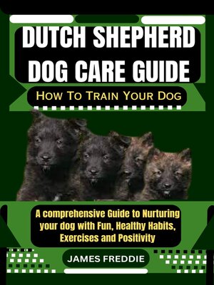 cover image of Dutch Shepherd Dog care guide